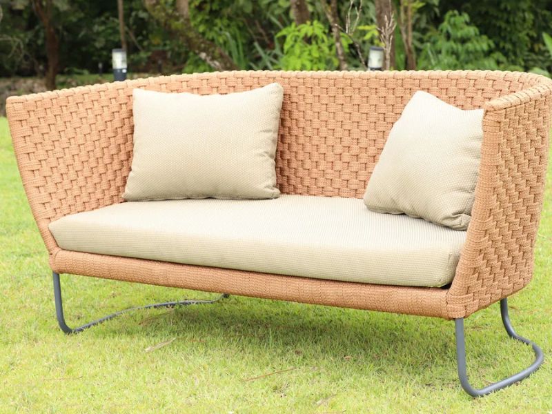 sofás redondos modernos para varanda